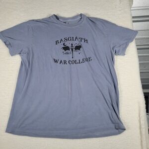 Comfort Colors T-Shirt Mens XL Blue Basgiath War College Fourth Wing Graphic Tee